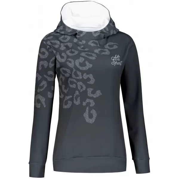  Dámska prémiová funkčná mikina ALTISPORT VOJ/ALW047MI01 ČIERNA 