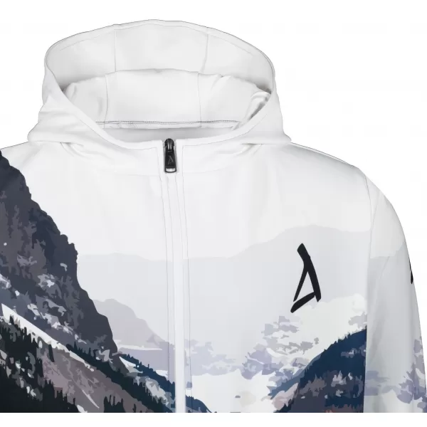  Pánska prémiová funkčná mikina na zips ALTISPORT VOJ/ALM030MI02 HORSKÝ/ZELENÝ 