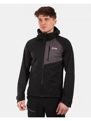 Pánska bunda so softshell KILPI BELTRA-M YM0110KI ČIERNY