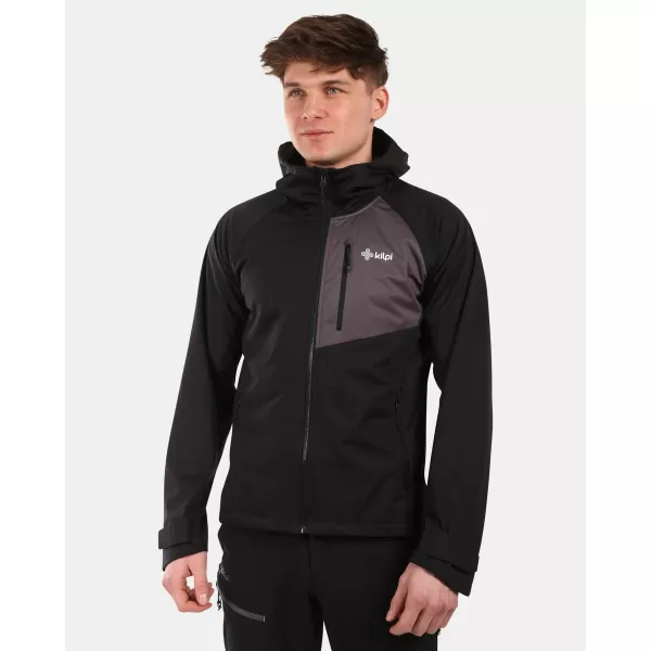  Pánska bunda so softshell KILPI BELTRA-M YM0110KI ČIERNY 