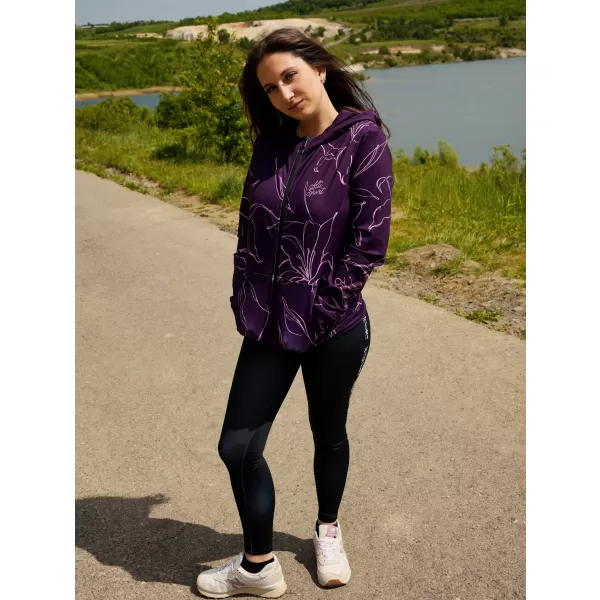  Dámska prémiová funkčná mikina na zips ALTISPORT VOJ/ALW100MI02 FUCHSIOVÁ 