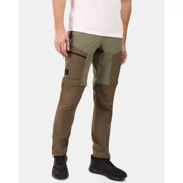  Odnímateľné nohavice KILPI HOSIO-M YM0403KI KHAKI 