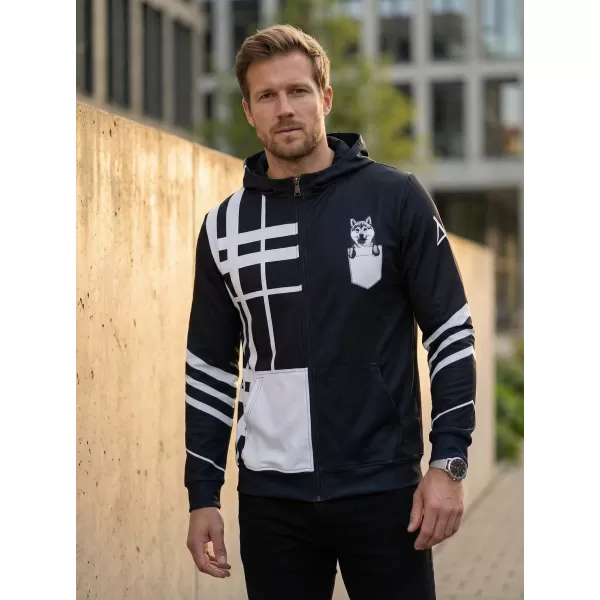 Pánska prémiová funkčná mikina na zips ALTISPORT VOJ/ALM098MI02 SHIBA 