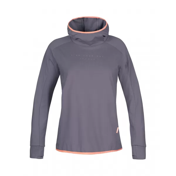  Dámska mikina HANNAH NYMA HOODY GRAY RIDGE MEL 