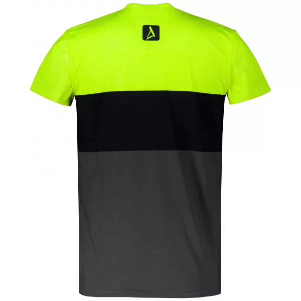  Pánske prémiové plus funkčné tričko ALTISPORT VOJ/ALM051TR02 NEÓNOVO-ŽLTÉ 
