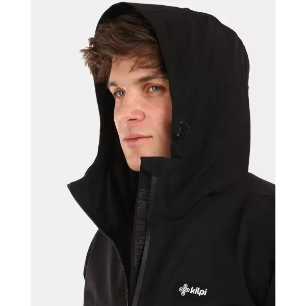  Mužský kabát KILPI AYRA-M YM0130KI ČIERNY 