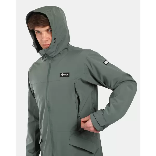  Mužský kabát KILPI AYRA-M YM0130KI KHAKI 