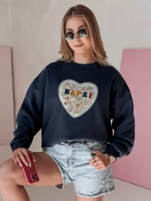 Dámska mikina DSTREET SESRDUCHOVA BY1439 TMAVO MODRÁ