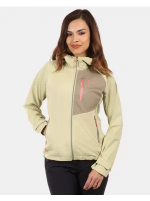 Dámska softshellová bunda KILPI BELTRA-W YL0110KI BÉŽOVÁ