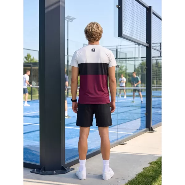  Pánske prémiové plus funkčné tričko ALTISPORT VOJ/ALM051TR02 BORDOVÁ 