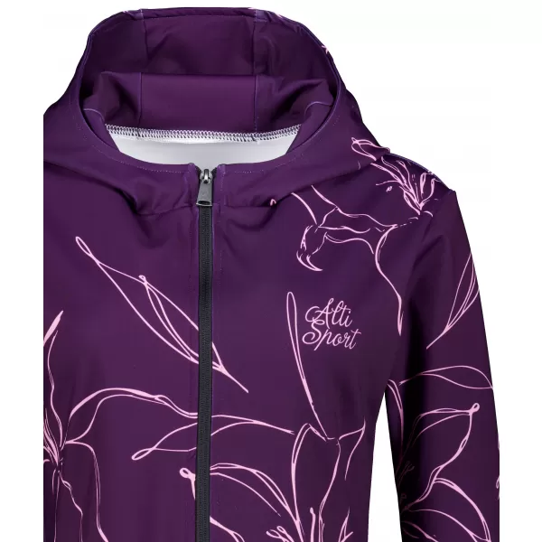  Dámska prémiová funkčná mikina na zips ALTISPORT VOJ/ALW100MI02 FUCHSIOVÁ 