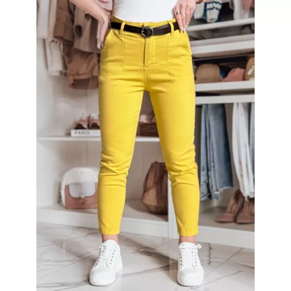  Dámske nohavice DSTREET TAIRONIK UY2539 JANTÁROVÁ 