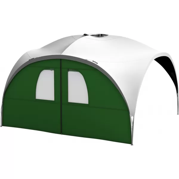  Obrazovka HUSKY BROOF L WALL ZIP ZELENÝ 