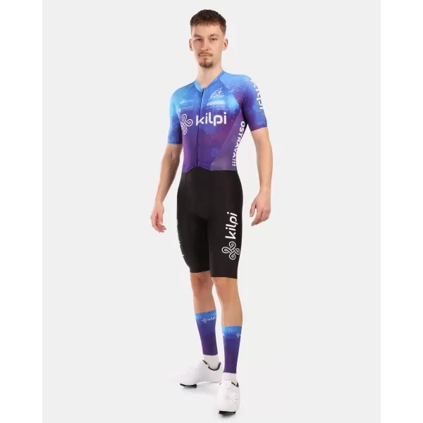  Kombinéza bicykla s krátkymi rukávmi KILPI AURORA-M YM0367KI MODRÝ 