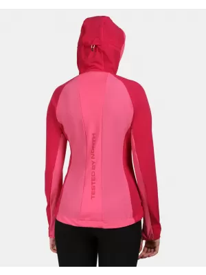 Dámska bunda softshell KILPI BALEO-W YL0125KI RUŽOVÝ