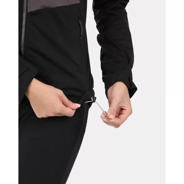  Dámska softshellová bunda KILPI BELTRA-W YL0110KI ČIERNA 