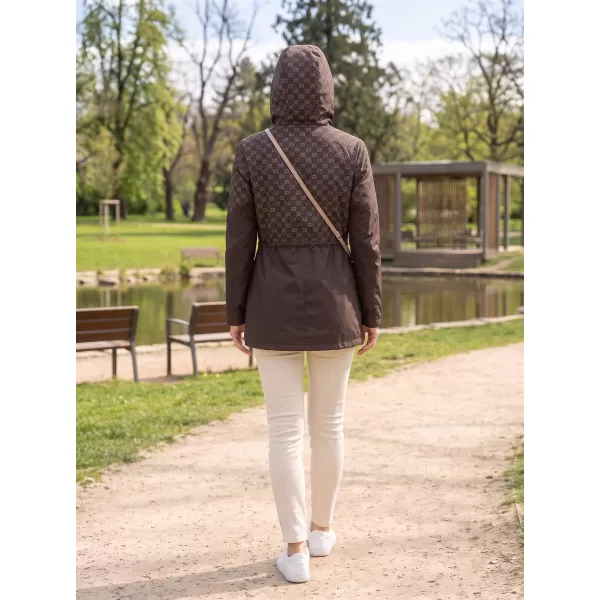  Dámska bunda KIXMI UNNI HNĚDÁ/HNĚDÁ HNEDÝ 