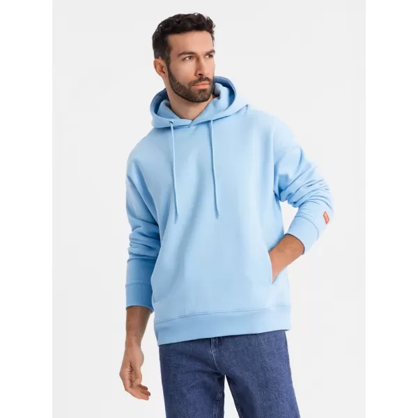  Pánska mikina OMBRE OU-SNBC-0105 MODRÁ 