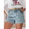 Dámske šortky DSTREET STARSHINE SY0463 MODRÁ