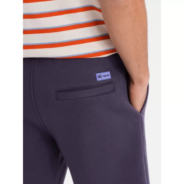  Pánske kraťasy OMBRE OU-SRBC-0101 FIALOVÝ 