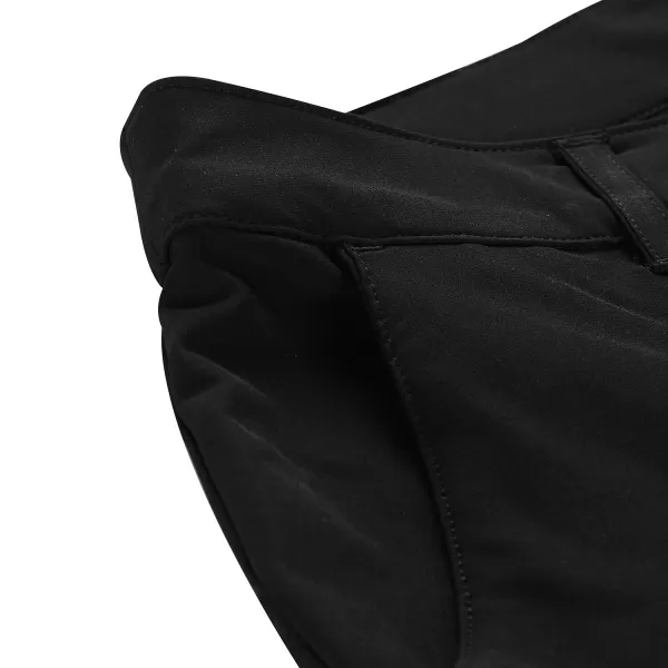  Dámske šortky softshell ALPINE PRO BAKA ČIERNY 