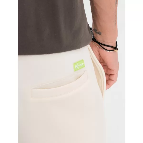  Pánske kraťasy OMBRE OU-SRBC-0101 SMOTANA 