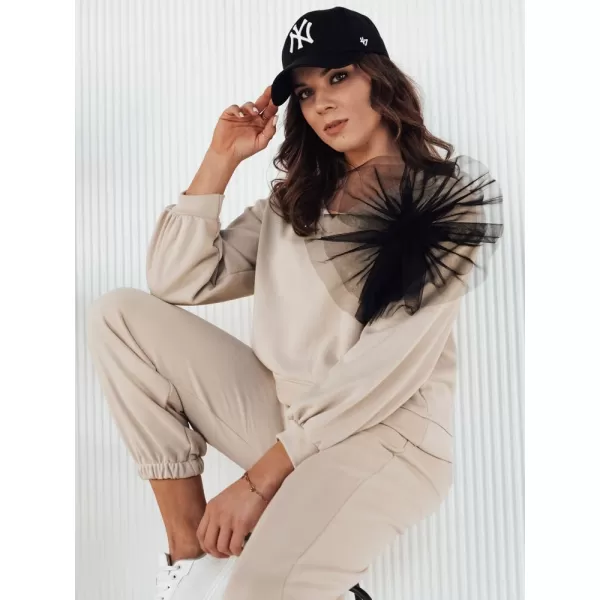  Dámska mikina DSTREET FILAN BY1259 BÉŽOVÁ 