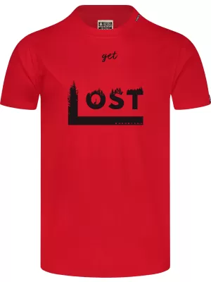 Tričko NORDBLANC GETLOST NBSMT8154 ČERVENÝ