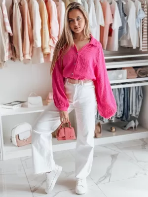 Dámska košeľa DSTREET MUSLINEA DY0475 FIALOVÁ