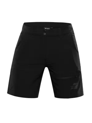 Dámske šortky softshell ALPINE PRO BAKA ČIERNY