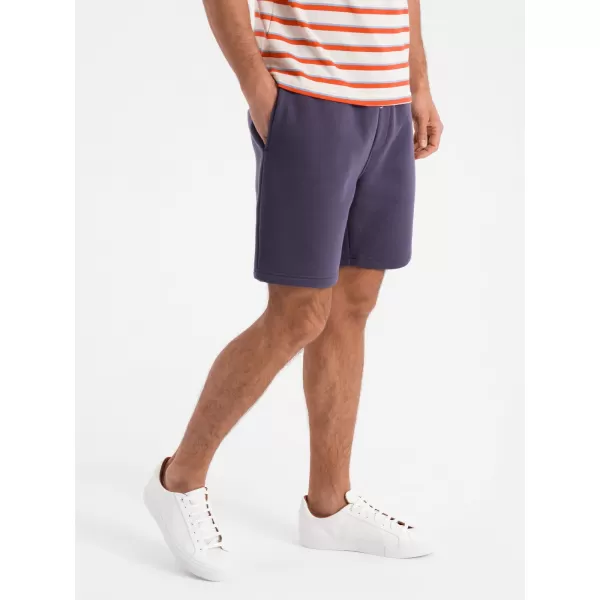  Pánske kraťasy OMBRE OU-SRBC-0101 FIALOVÝ 