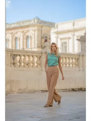 Dámske nohavice STYLOVE S331 BÉŽOVÁ