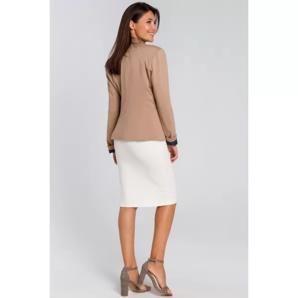  Dámska bunda STYLOVE S154 BÉŽOVÁ 