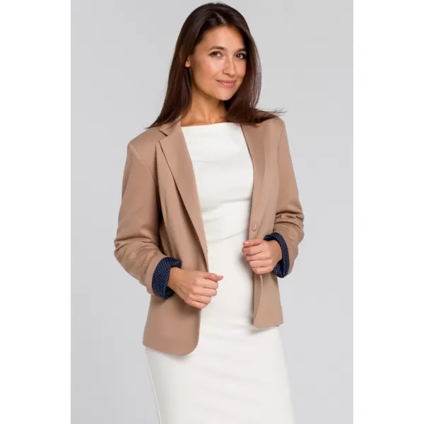  Dámska bunda STYLOVE S154 BÉŽOVÁ 