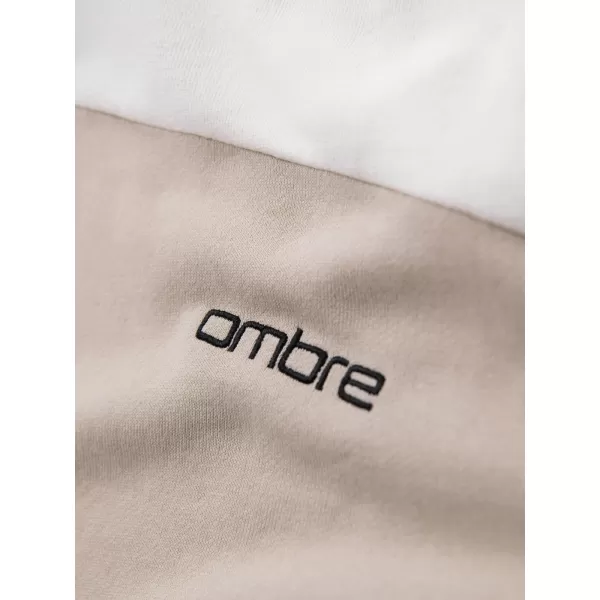  Pánska mikina OMBRE OM-SSNZ-0225 BIELA 