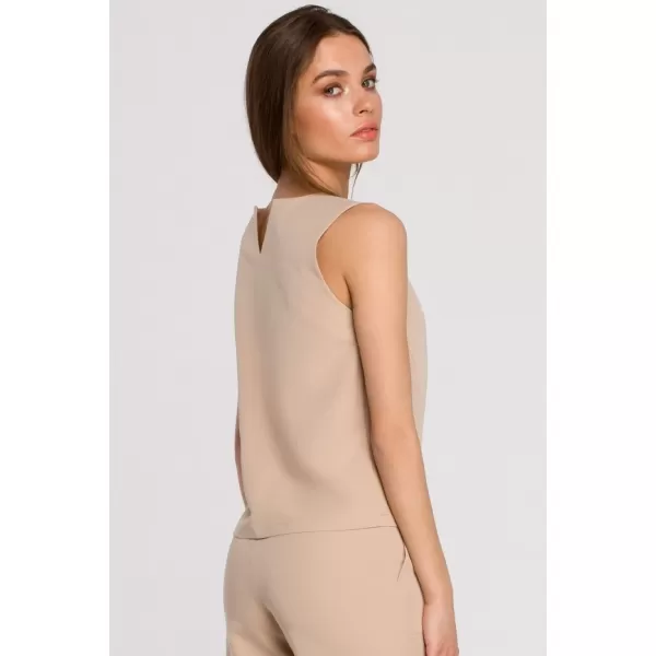  Dámska blúzka STYLOVE S257 BÉŽOVÁ 