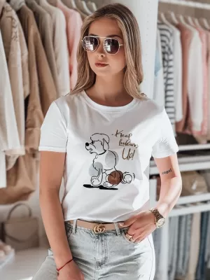 Dámske tričko DSTREET LUMIFITU RY2738 BIELA