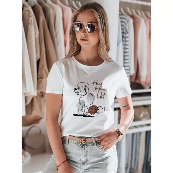  Dámske tričko DSTREET LUMIFITU RY2738 BIELA 