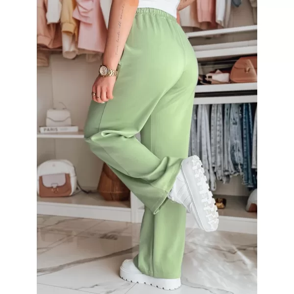  Dámske nohavice DSTREET DRESSANIK UY2698 ZELENÝ 