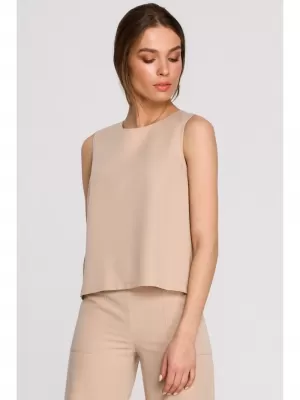Dámska blúzka STYLOVE S257 BÉŽOVÁ