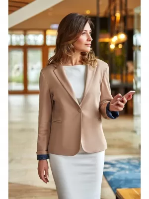 Dámska bunda STYLOVE S154 BÉŽOVÁ