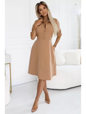 Šaty NUMOCO SANDY 286-8 MOKA PENA