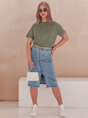 Dámske tričko DSTREET FLORTA RY2556 ZELENÁ