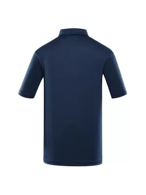 Pánske tričko s golierom ALPINE PRO COOWEL 2 MODRÝ