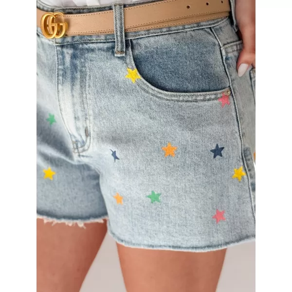  Dámske šortky DSTREET STARSHINE SY0463 MODRÁ 