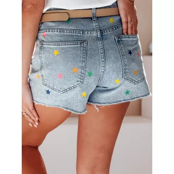  Dámske šortky DSTREET STARSHINE SY0463 MODRÁ 