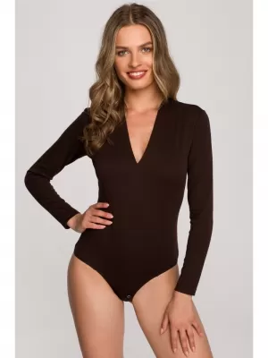 Ženské body STYLOVE S327 HNEDÁ