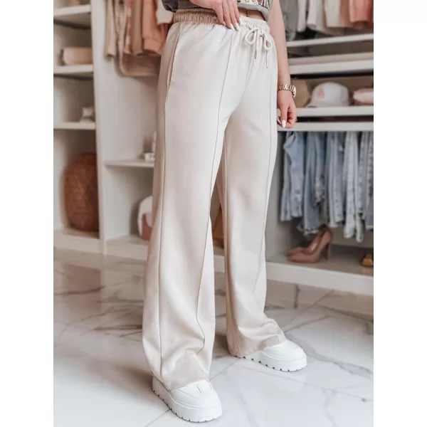  Dámske tepláky DSTREET DRESSANIK UY2702 BÉŽOVÁ 