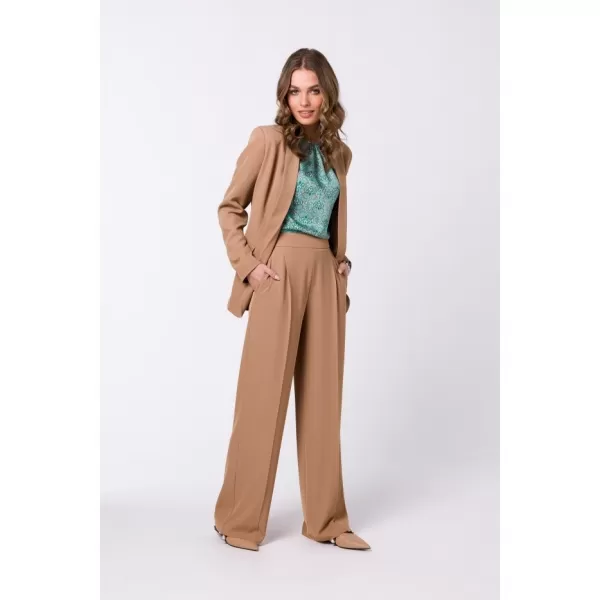  Dámske nohavice STYLOVE S331 BÉŽOVÁ 