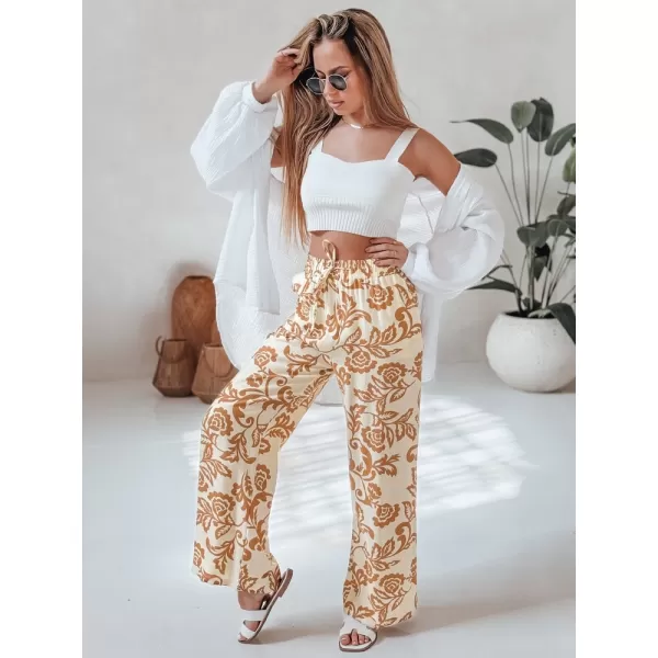  Dámske nohavice DSTREET LOVEGARDEN UY2657 KARAMEL 
